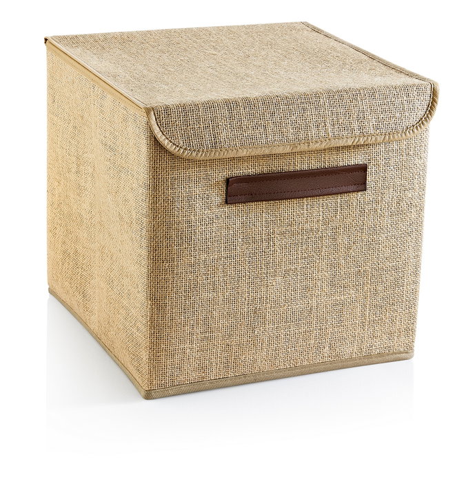 Aberto Design Juego de Cajas de Almacenamiento YLC400 de 3 Piezas en Marrón Claro